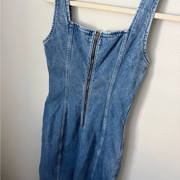 Abercrombie & Fitch Blue Denim Dress - Picture 7 of 8